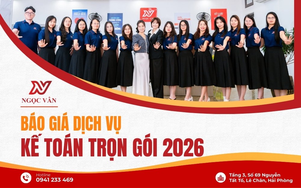 Báo giá dịch vụ kế toán trọn gói 2026