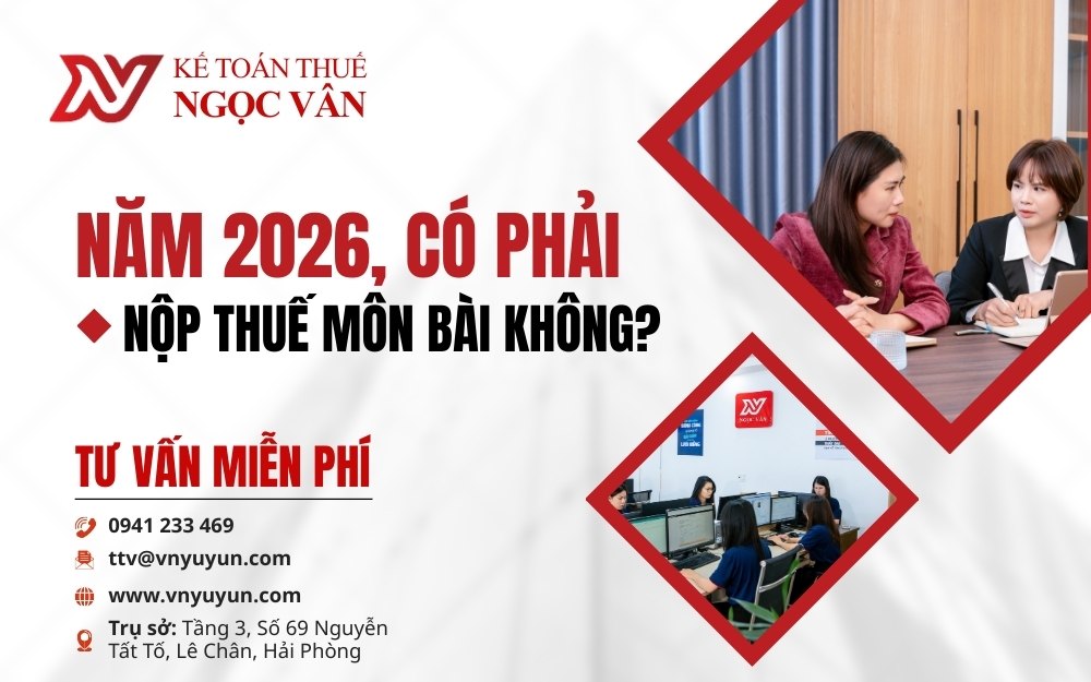 Năm 2026 có nộp thuế môn bài không?