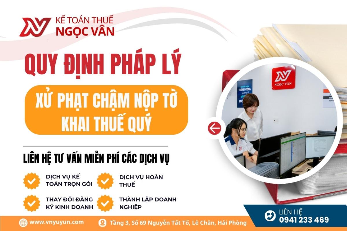 chậm nộp tờ khai thuế quý