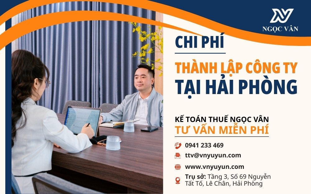 Chi phí thành lập công ty tại Hải Phòng