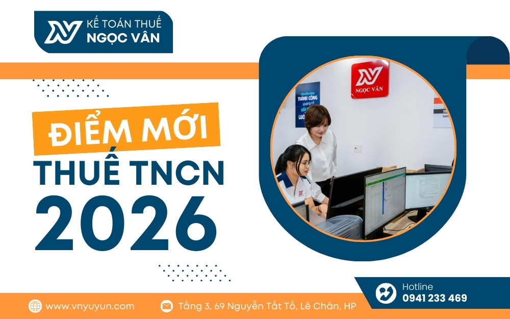 Điểm mới về thuế tncn 2026