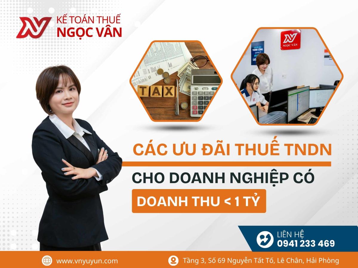 doanh nghiệp có doanh thu dưới 1 tỷ