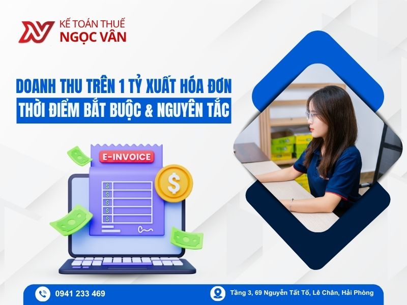 doanh thu trên 1 tỷ xuất hóa đơn