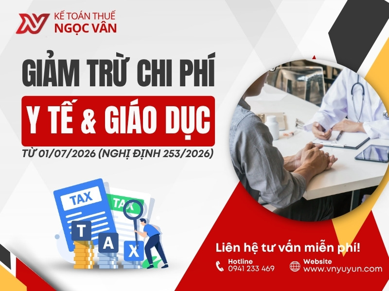giảm trừ chi phí y tế giáo dục