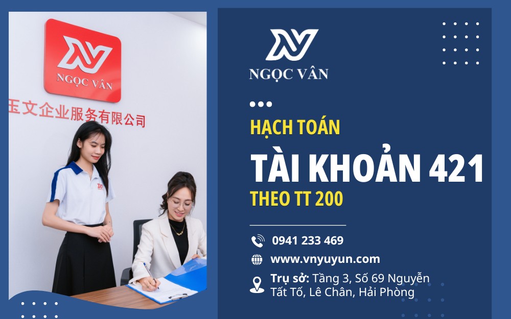 Hạch toán tài khoản 421 theo thông tư 200