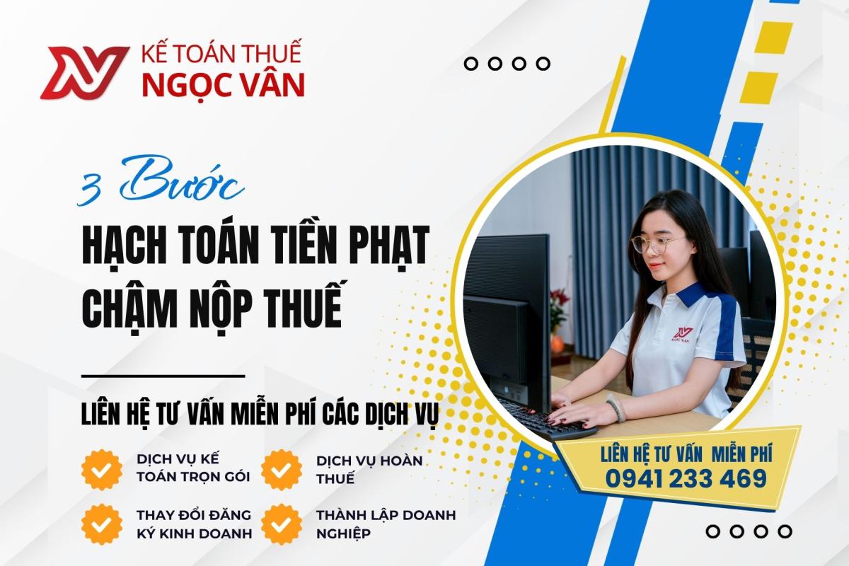 hạch toán tiền phạt chậm nộp thuế