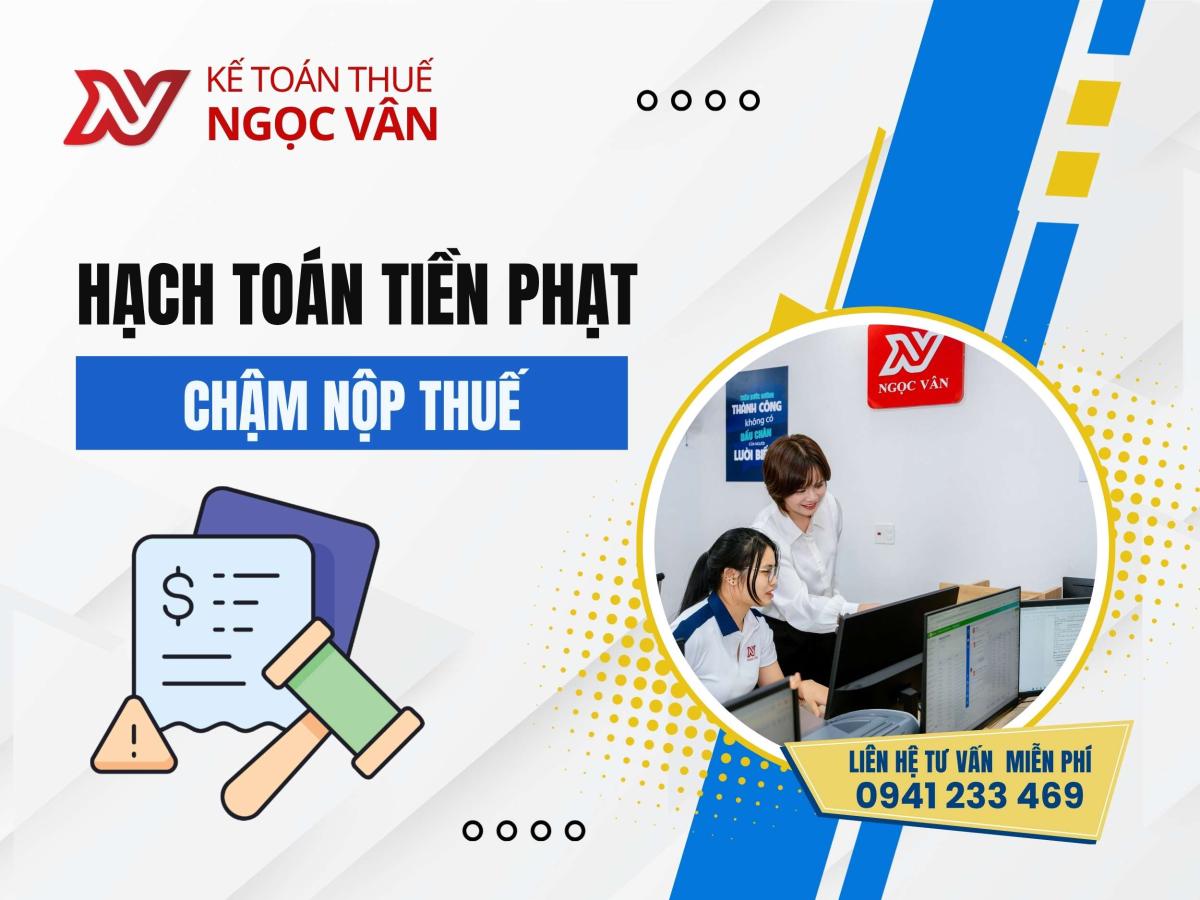 hạch toán tiền phạt chậm nộp thuế
