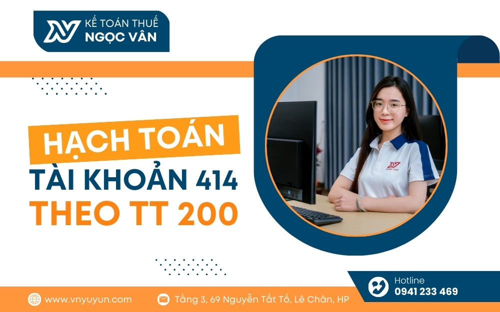 Hạch toán tài khoản 414 theo tt 200
