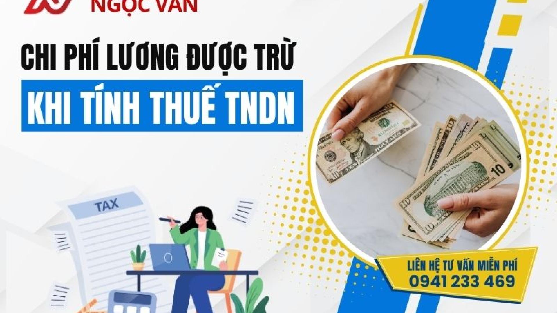 Chi phí lương được trừ khi tính thuế TNDN – Điều kiện và hồ sơ cần thiết năm 2026