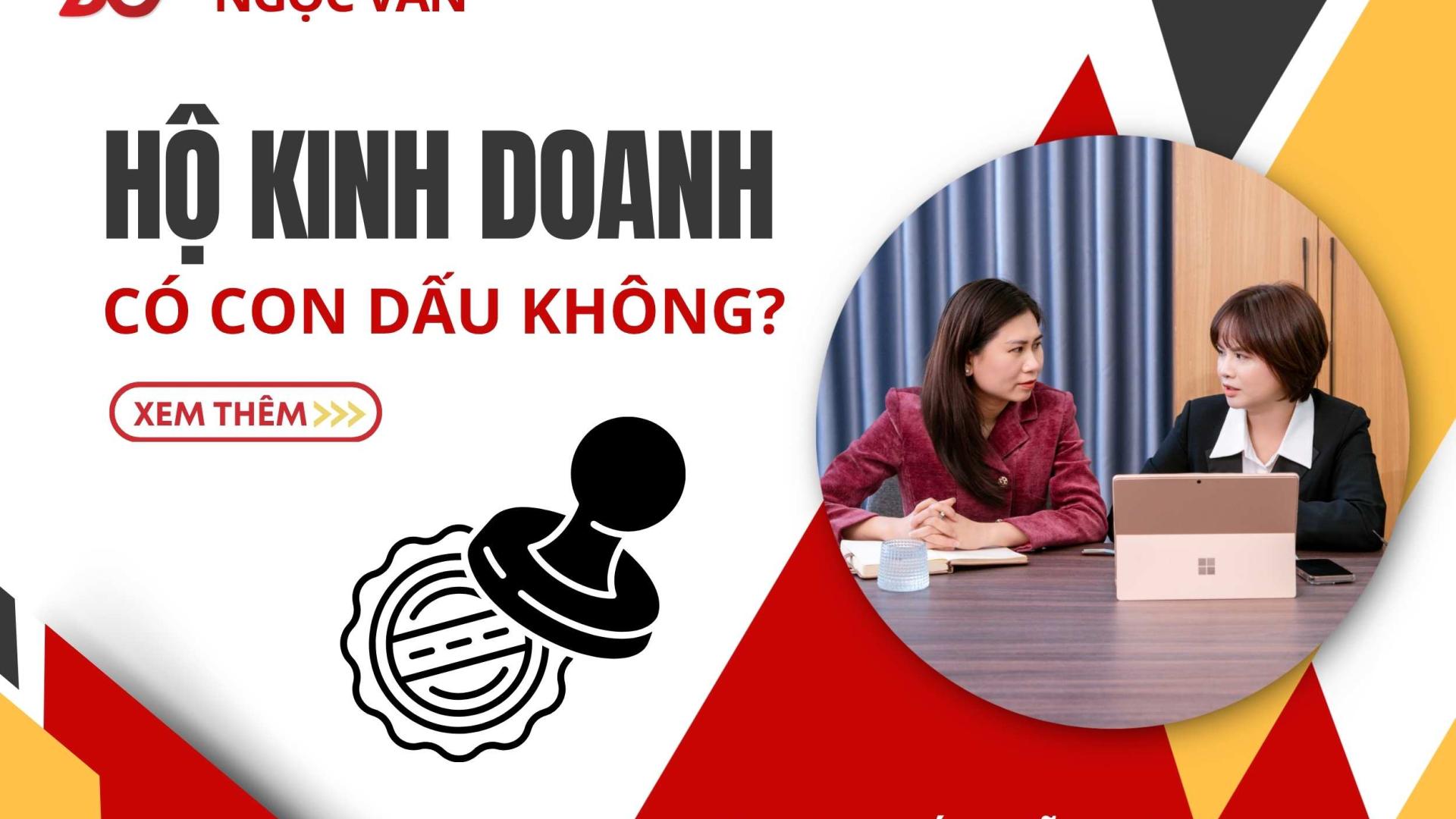 Hộ kinh doanh có con dấu không? Quy định pháp lý mới nhất 2026