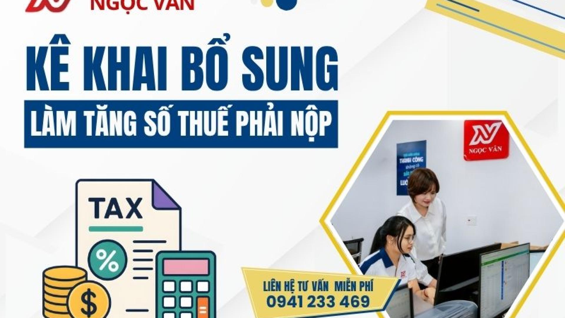 Kê khai bổ sung làm tăng số thuế phải nộp: Có bị tính tiền chậm nộp không?