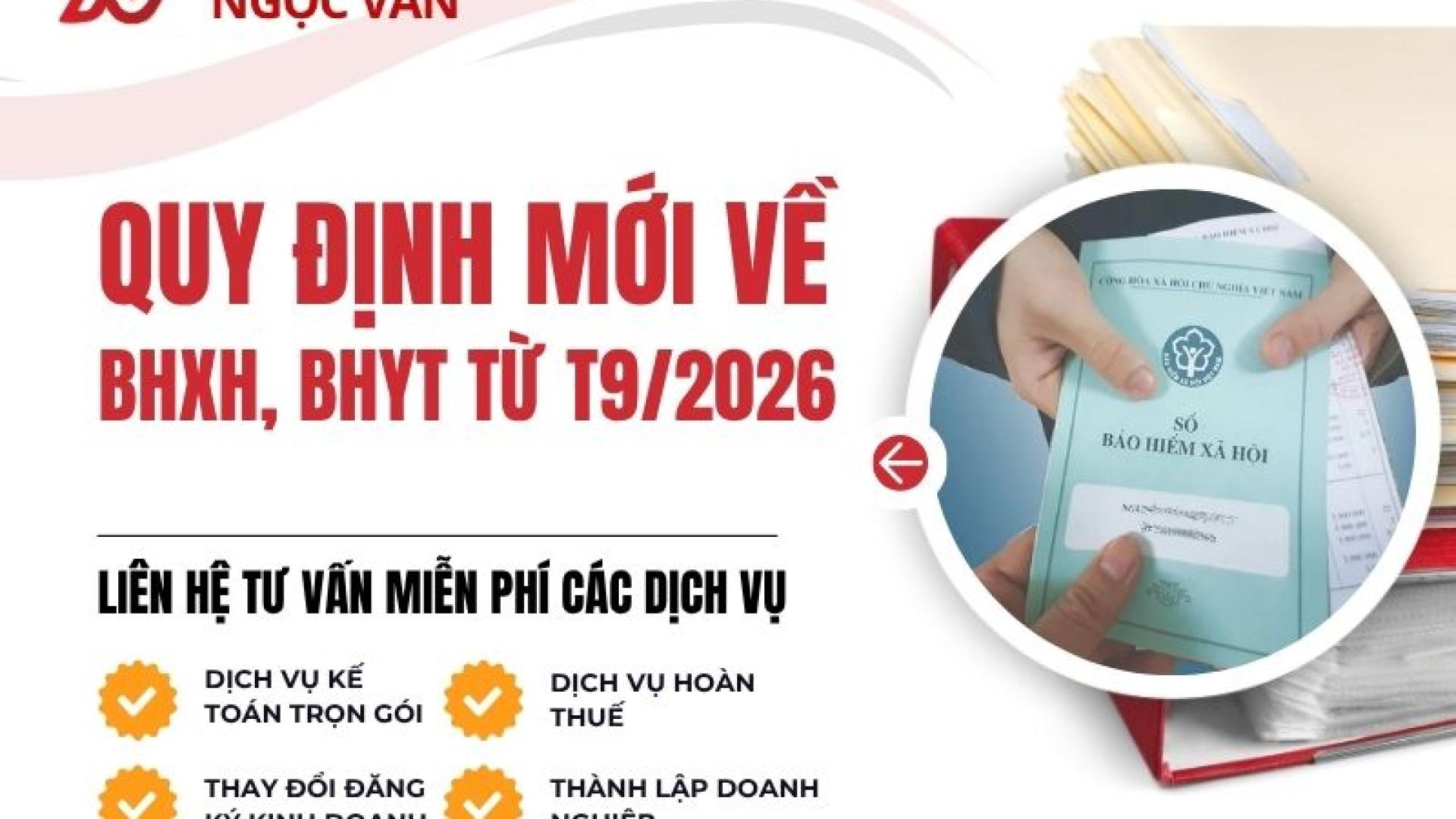 Quy định mới về BHXH, BHYT từ tháng 9/2026: 4 điểm doanh nghiệp và người lao động cần nắm rõ