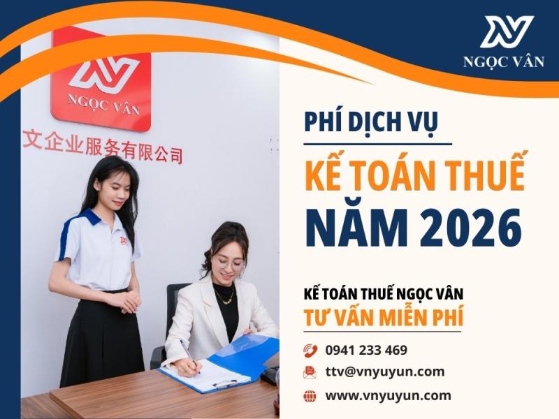Phí Dịch Vụ Kế Toán Thuế 2026: Hướng Dẫn Chi Tiết 
