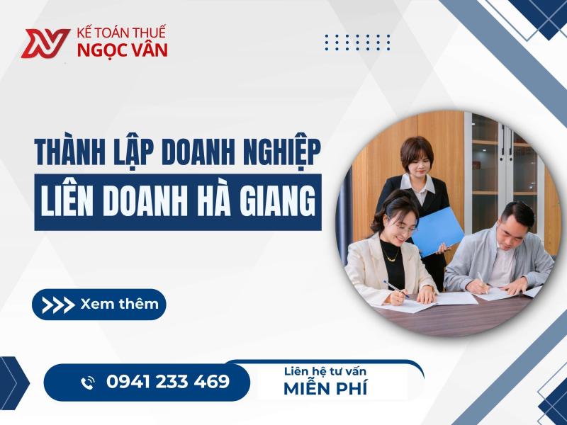  Thành Lập Doanh Nghiệp Liên Doanh Hà Giang 