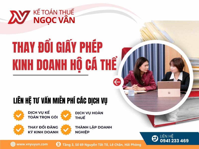 Thay đổi giấy phép kinh doanh hộ cá thể: Những điều cần lưu ý