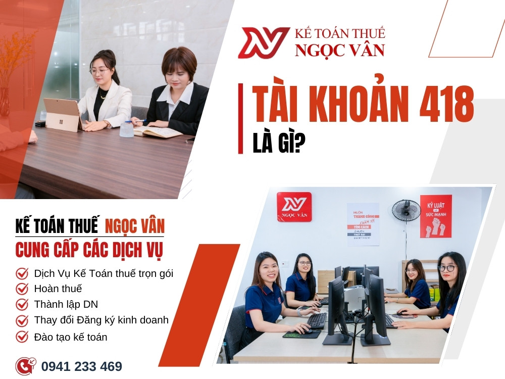 Tài khoản 418 là gì?