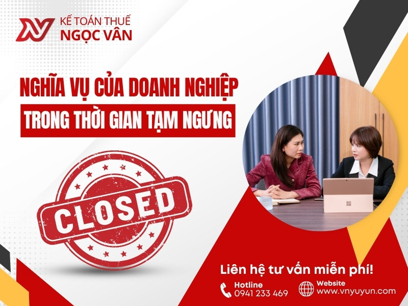 tạm ngưng kinh doanh