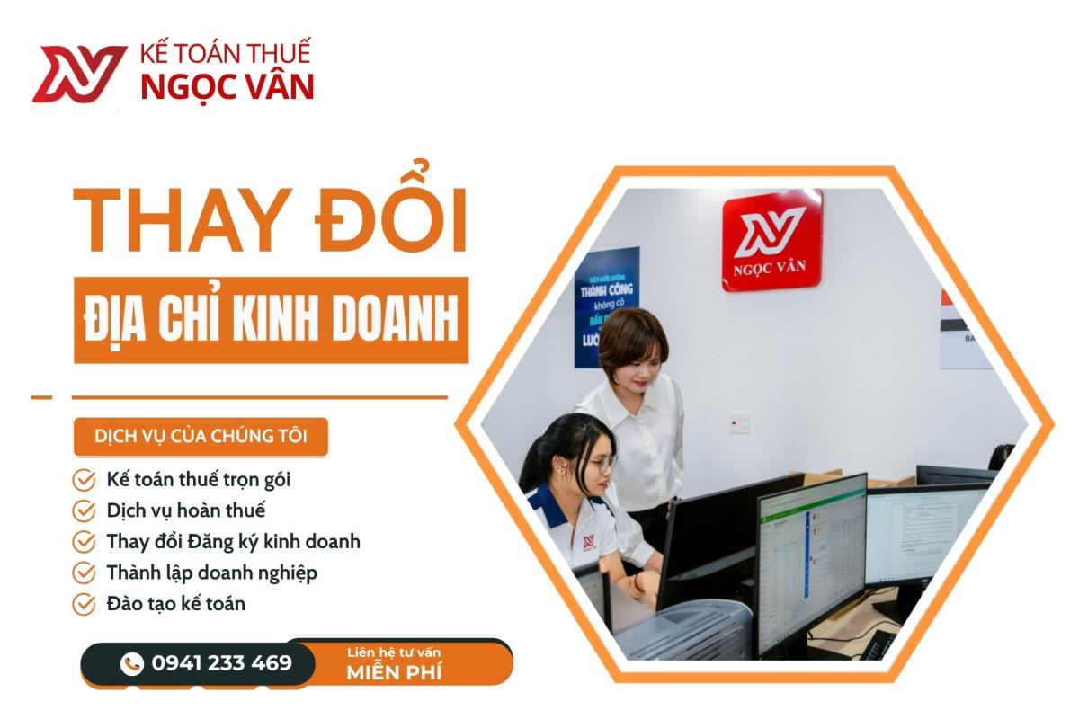 thay đổi địa chỉ kinh doanh