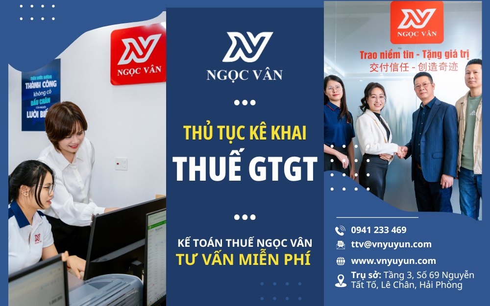 Thủ tục kê khai thuế GTGT