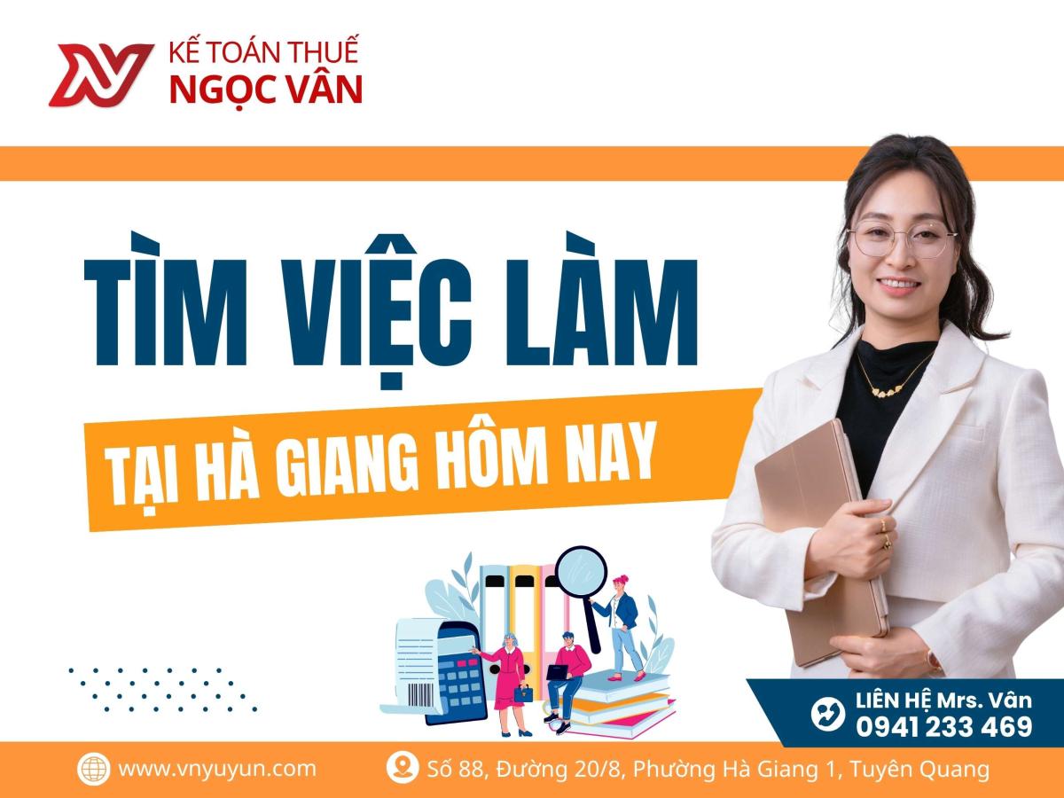tìm việc làm tại hà giang hôm nay