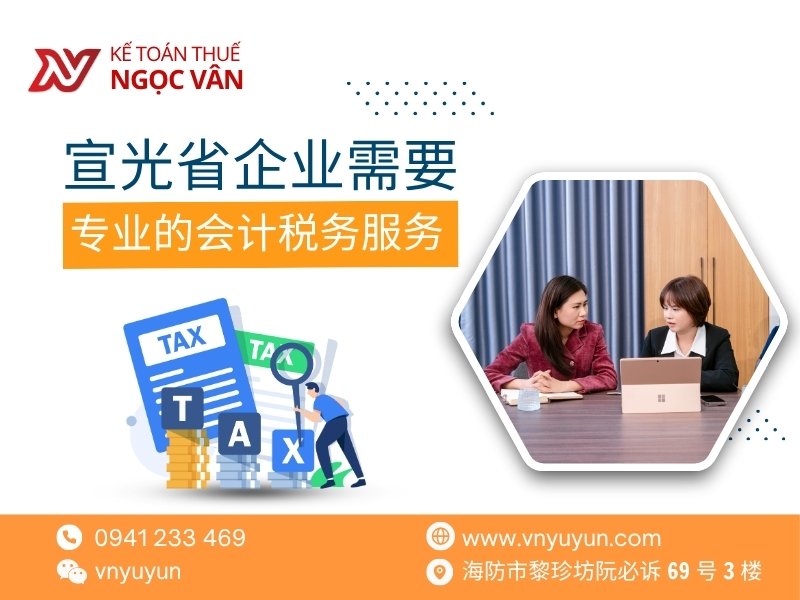 宣光省企业需要专业的会计税务服务